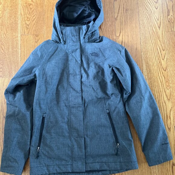 NORTHFACE Woman;s Shell Parka Grey Size S - Picture 1 of 6